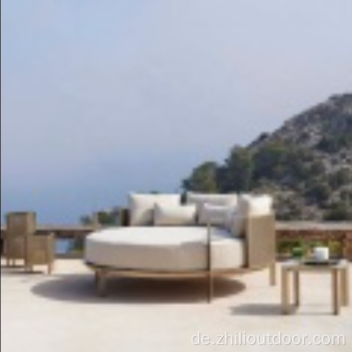 Großhandel Terrasse Daybed Rattan Pool Day Bett Sofa